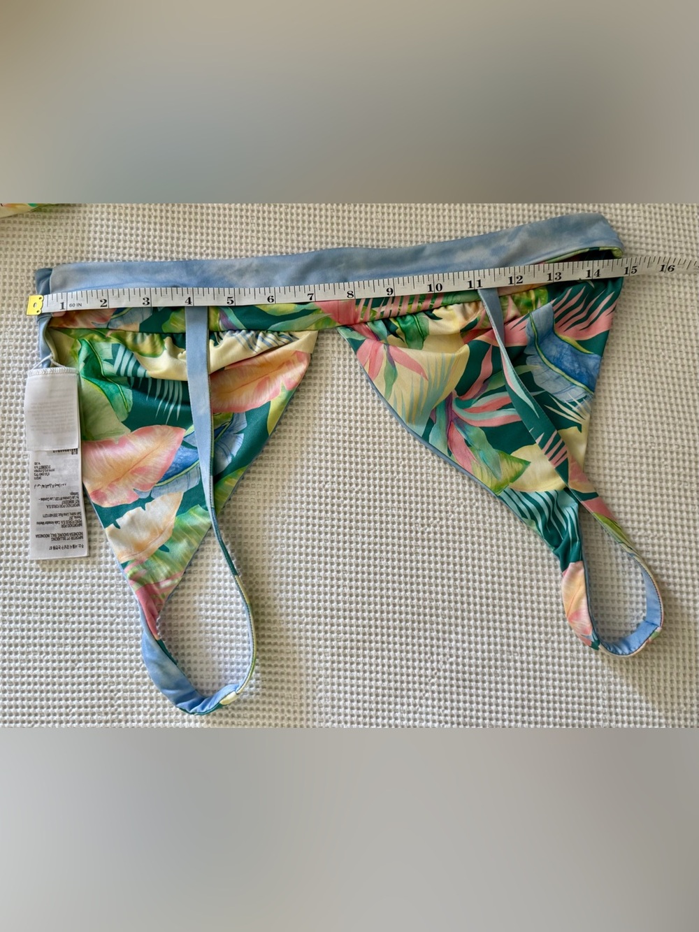 Billabong Sweet Tropics Reversible Plunge Bikini Top Size XXL - Tropical Floral - Picture 14 of 15